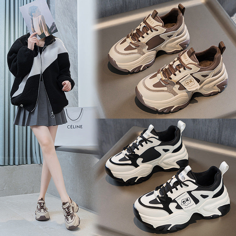 Women's Popular Thick-soled Dad Autumn Fashion Fashionable Sneakers