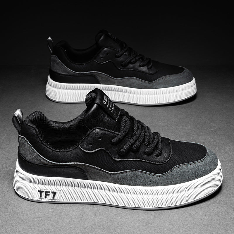 Men's Thick Bottom Increased Fashionable Retro Sports Sneakers