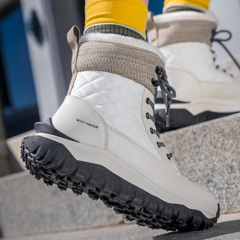 Women's High Quality Fleece-lined Thick Top Cotton Snow Boots