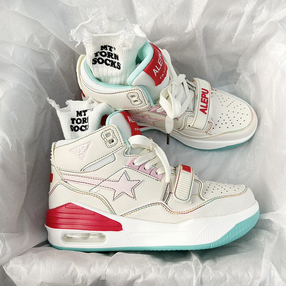 Women's Design Couple Korean Sports Increased Star Sneakers
