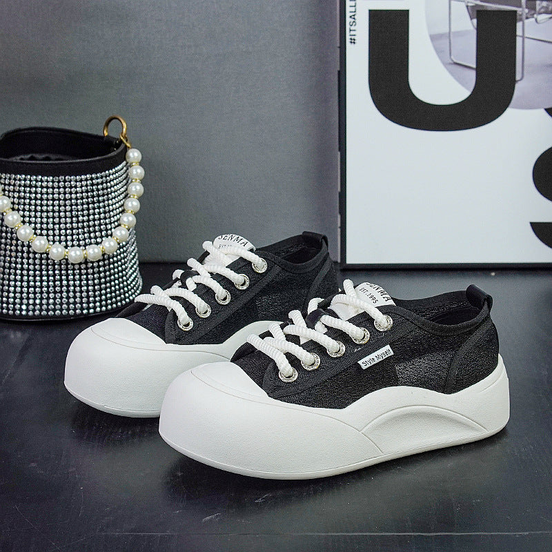 Women's Fisherman Ugly Cute Shell Toe Breathable Casual Shoes