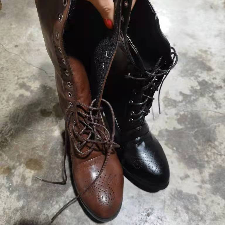Women's Viscose Artificial Burnt Flower Front Wool Boots