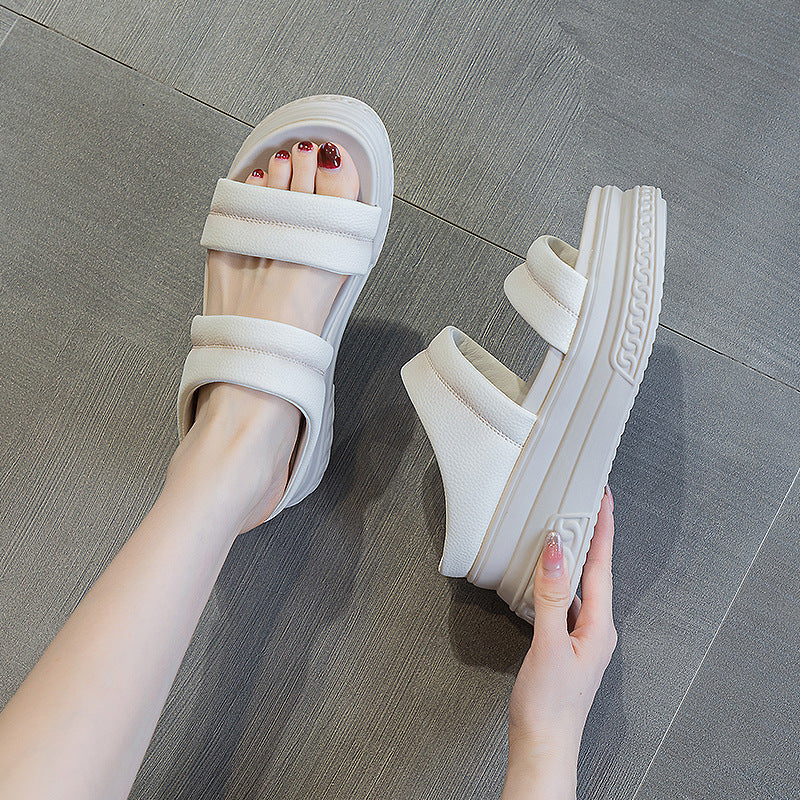Women's Outdoor Fashion Fairy Style Platform Height Slippers