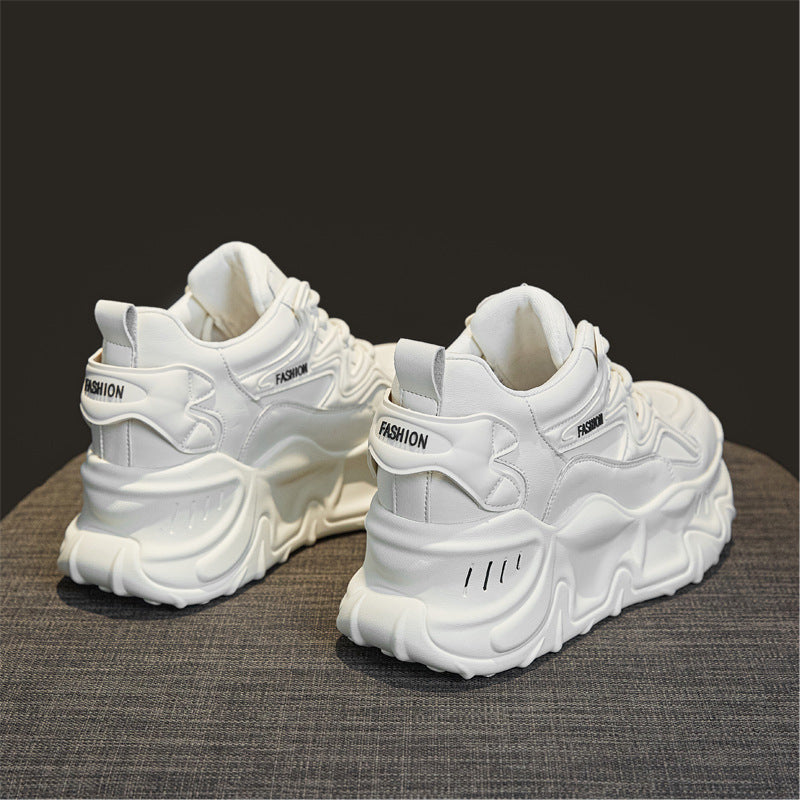 Women's & Men's Small Dad Autumn Platform Height Increasing Men's Shoes