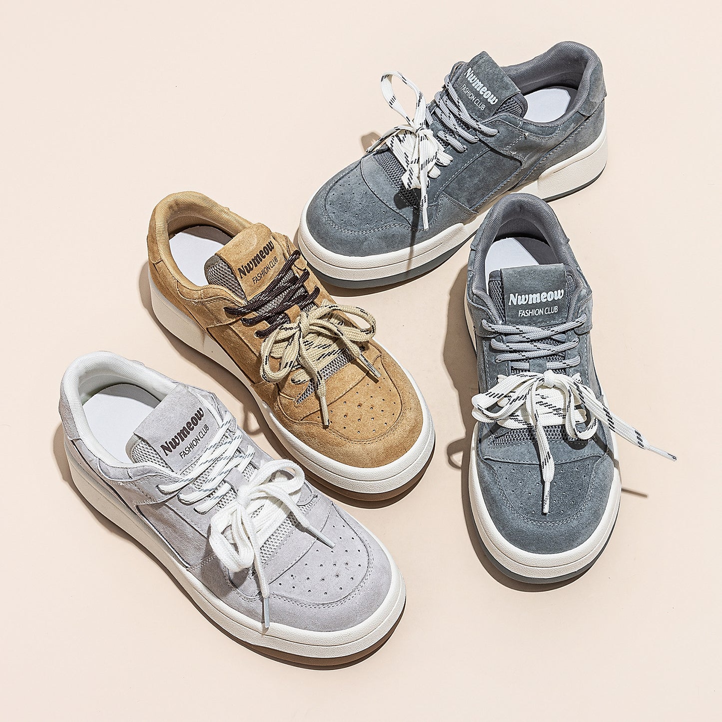 Women's Platform White Height Increasing Korean Board Casual Shoes