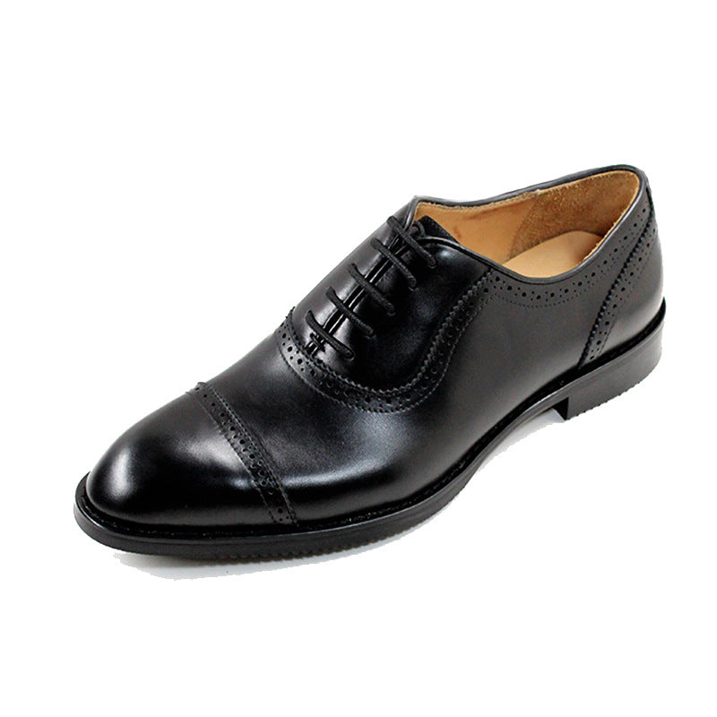 Men's Business Formal Wear British Style Pointed Leather Shoes