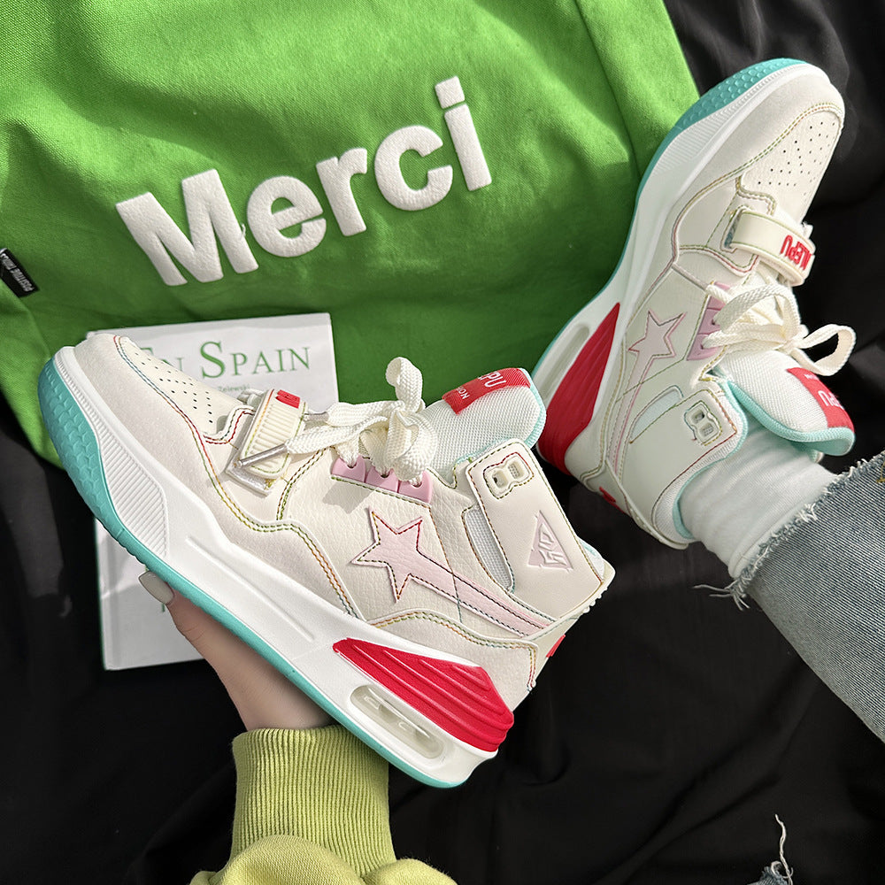Women's Design Couple Korean Sports Increased Star Sneakers