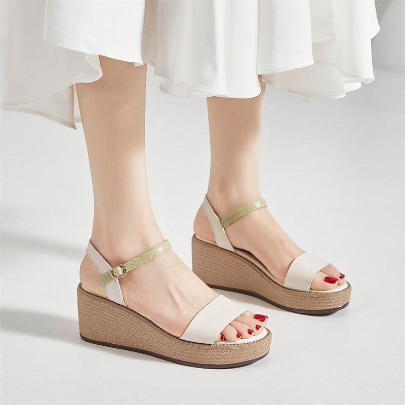 Women's Wedge Summer Fashion Platform Retro Strap Sandals