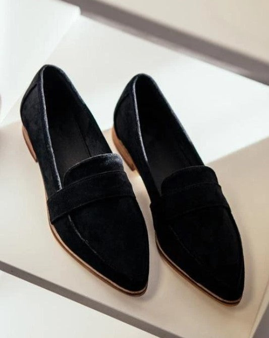 Women's Korean Style Chunky British College Pointed Casual Shoes