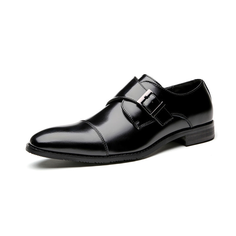 Men's British Formal Wear Gentleman Pumps Office Leather Shoes