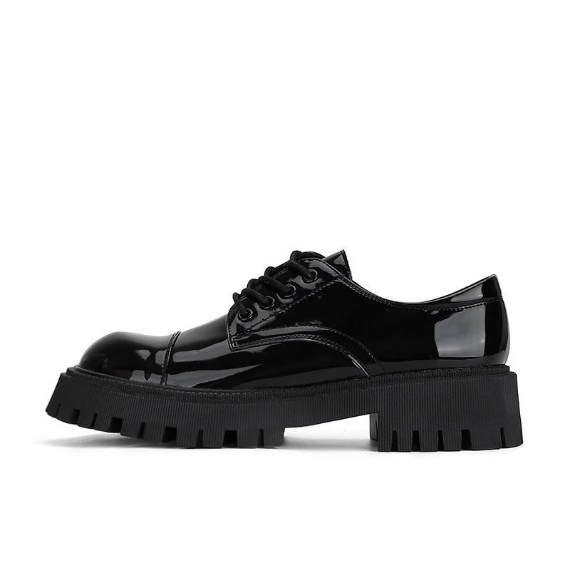 Women's Su British Style Thick Bottom Chunky Loafers