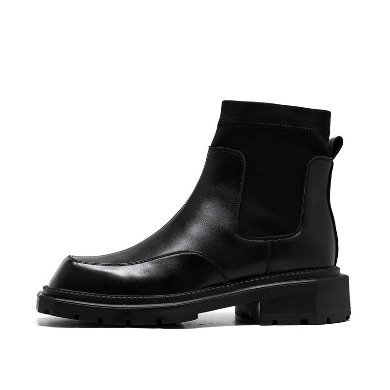 Men's Slim Chelsea Ankle Slip-on Martin Versatile Boots