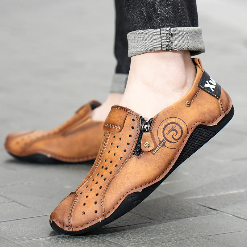 Men's Long-term Plus Size Korean Style Octopus Loafers