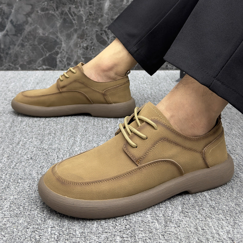 Men's Hollow Summer Genuine Breathable Trendy Platform Sandals