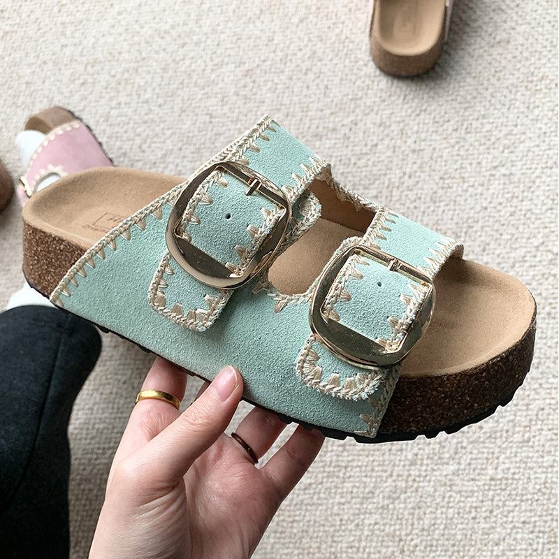 Women's Items Platform Summer Thick Bottom Slip-on Slippers