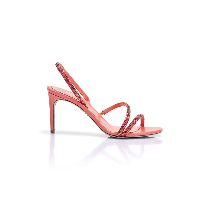 Women's Toe Rhinestone Stilettos High Fairy Style Heels