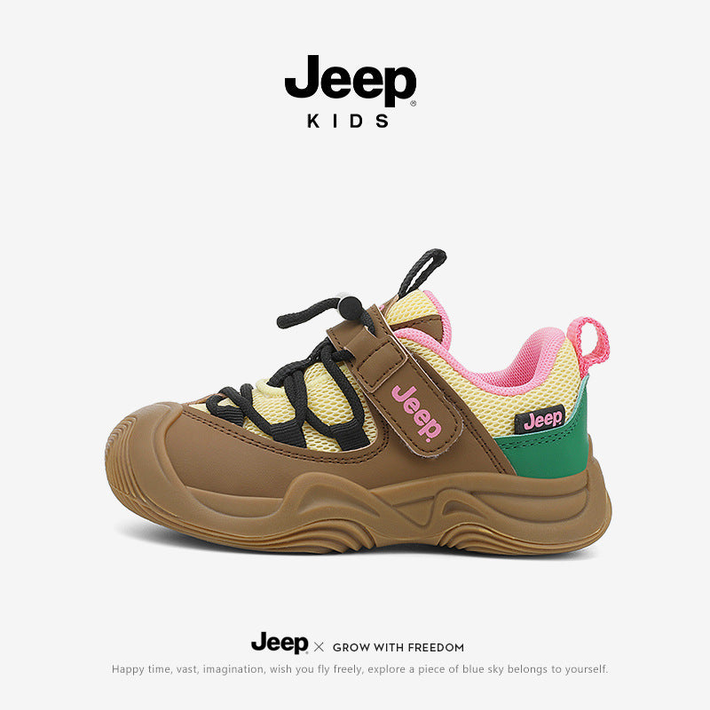 Children's Boys Mesh Surface Soft Bottom Spring Casual Shoes