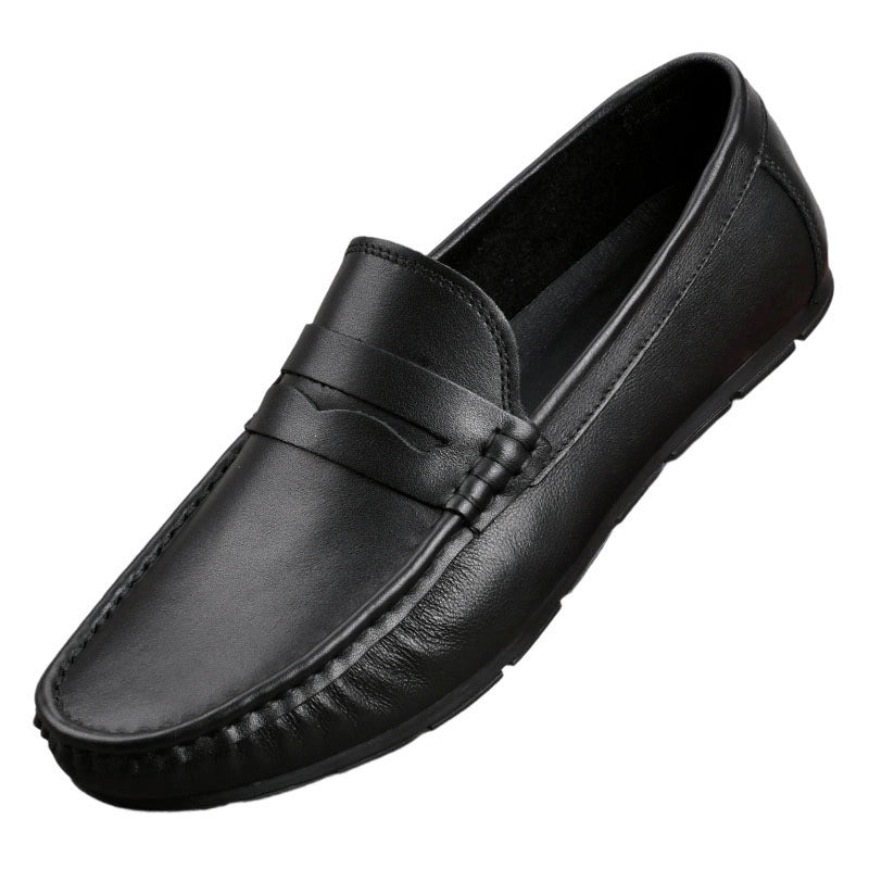 Men's Luxury Soft Bottom Driving Cowhide Slip-on Tods Fashion Men's Casual Leather Shoes