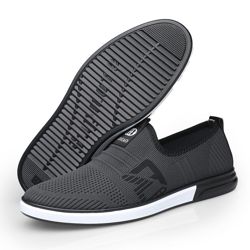 Men's Old Head Spring Breathable Cloth Lazy Sneakers