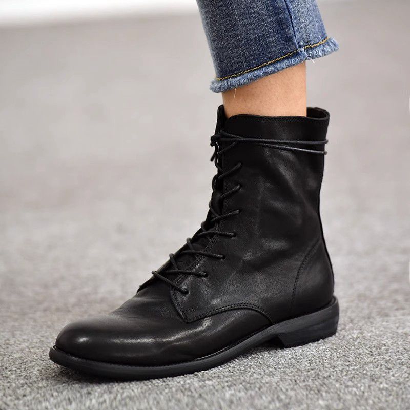 Women's Booties British Style Soft Martin Commuter Boots