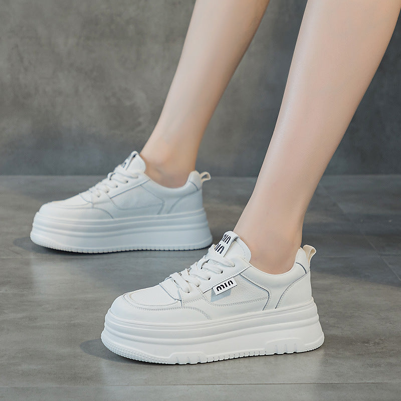 Women's Hidden White Summer Breathable Mesh Portable Casual Shoes