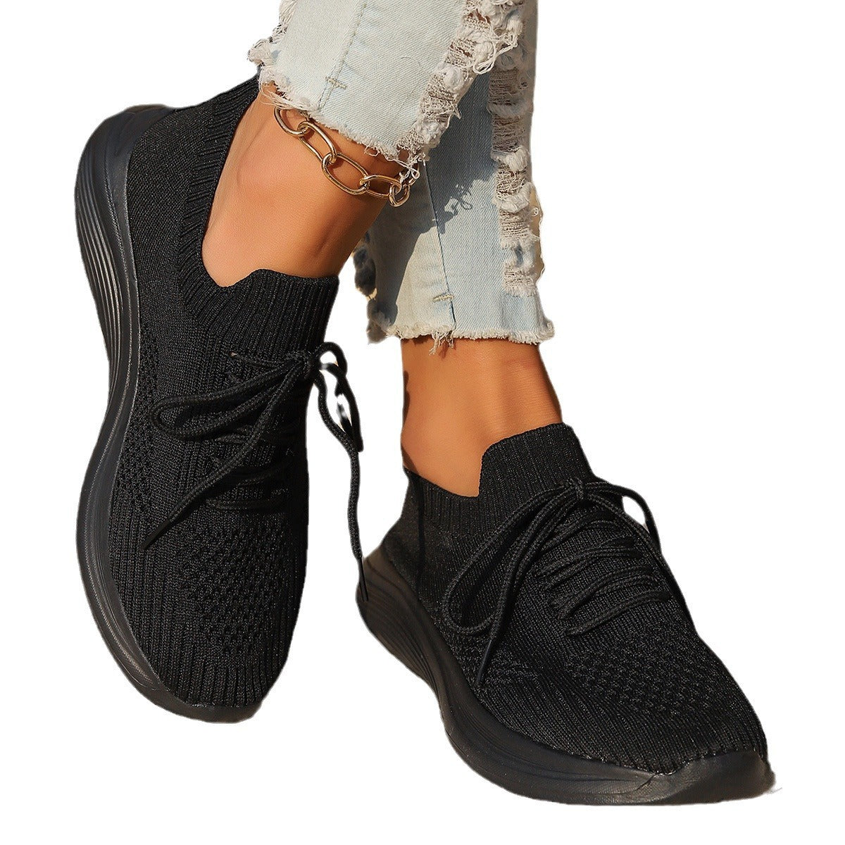 Women's Plus Size Thick Bottom Spring Pumps Casual Shoes