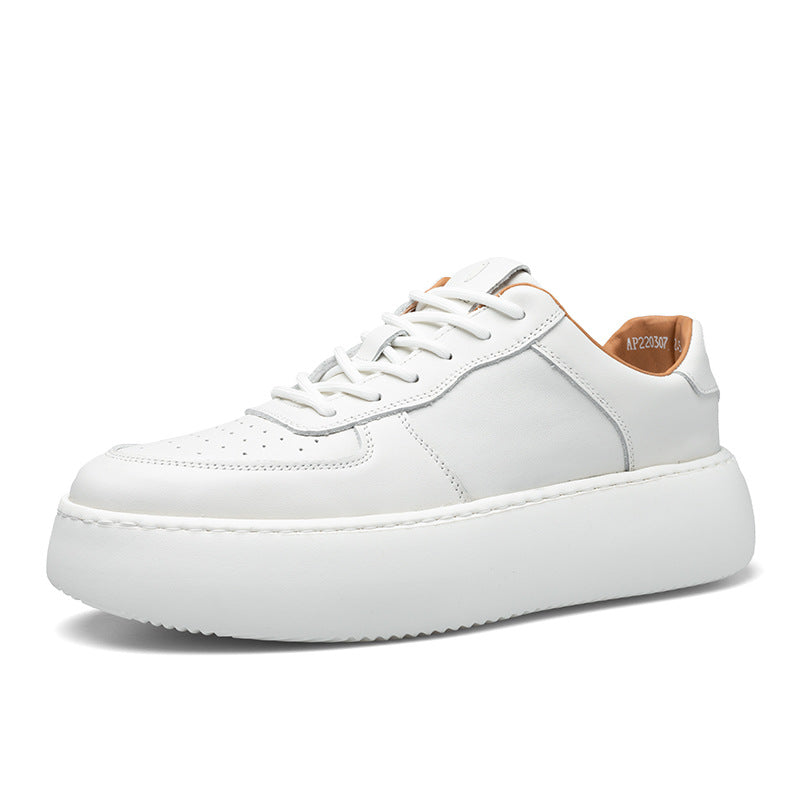 Men's Spring Lightweight Platform Board Genuine Fashion Sneakers