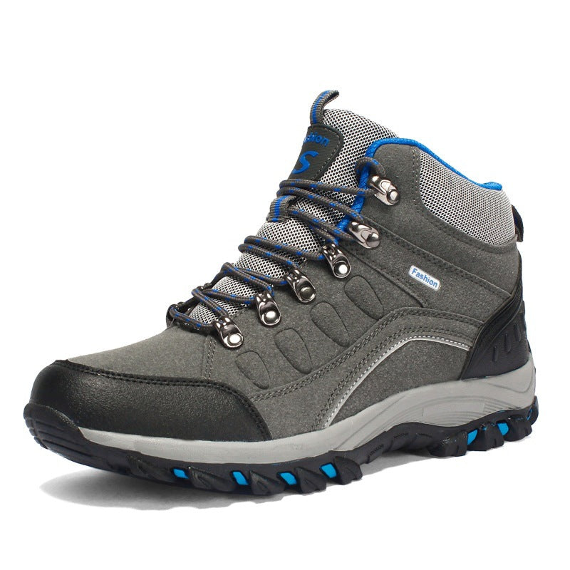 Women's & Men's Fleece-lined Couple Plus Size Hiking Outdoor Snow Boots