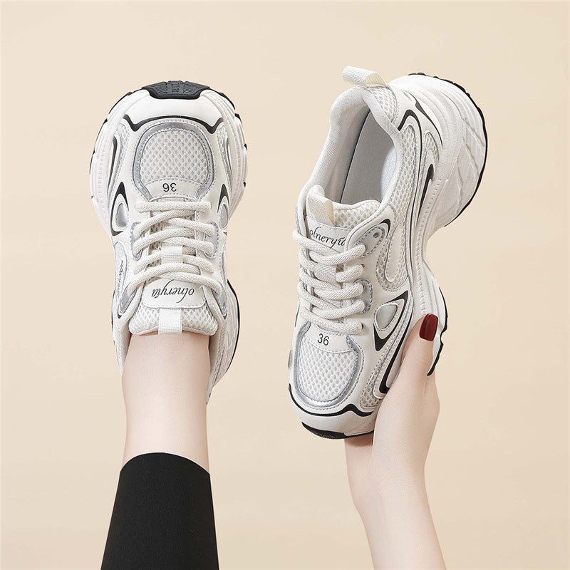 Women's Platform Dad Classy Sier Increased Sports Casual Shoes