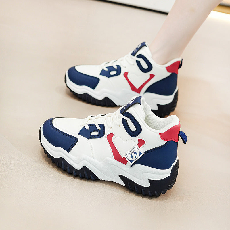 Women's Dad Korean Fashion Platform Sports For Casual Shoes