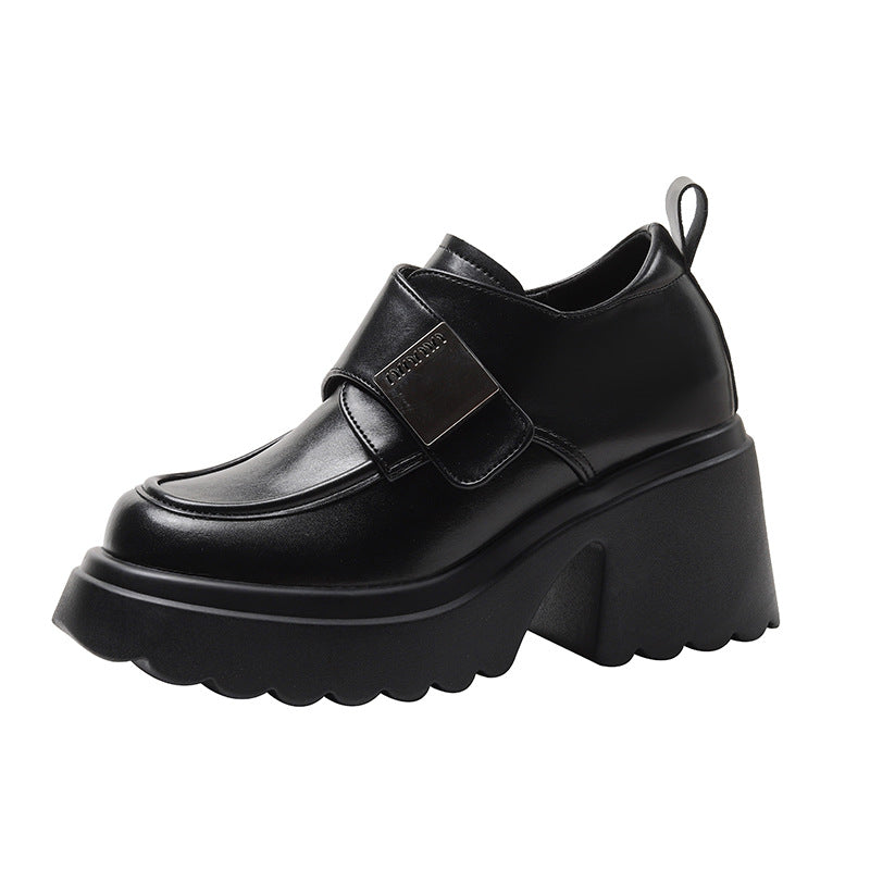 Women's & Men's Insole Spring Thick-soled Hook Loop Fastener Men's Shoes