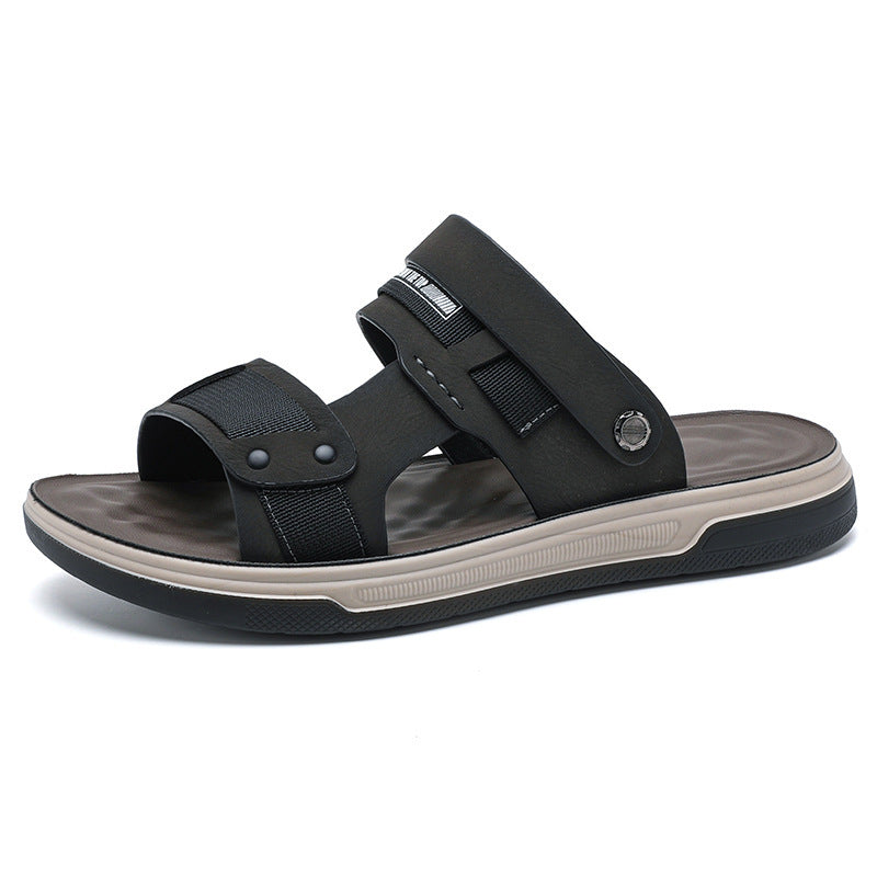 Men's Fashion Korean Green Leisure High Quality Sandals