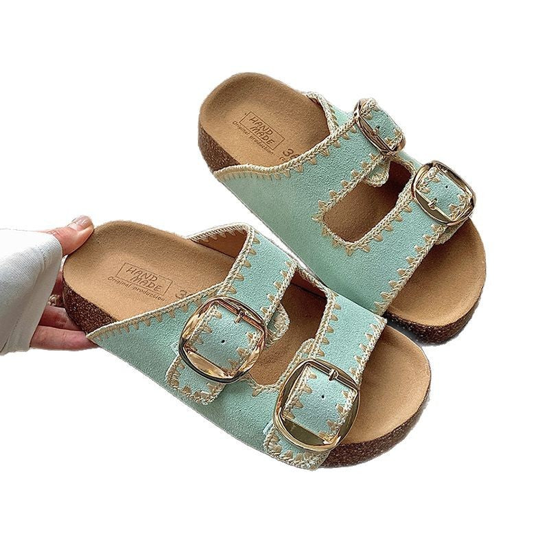 Women's Items Platform Summer Thick Bottom Slip-on Slippers