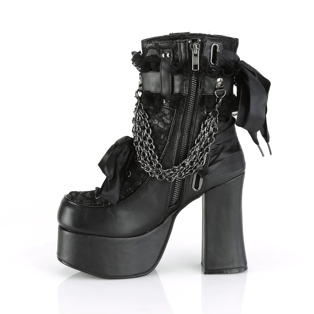 Women's Gothic Retro Chunky Platform Plus Size Boots