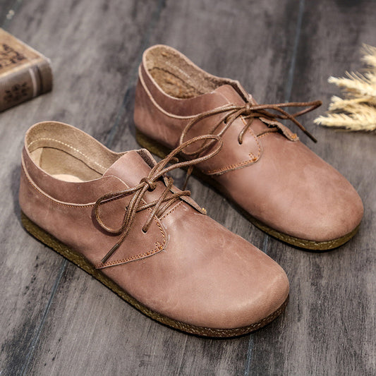 Women's Spring Art Retro Mori Genuine Cotton Casual Shoes
