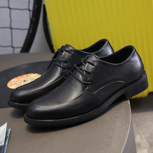 Men's Autumn Business Formal Fashion Round Toe Leather Shoes