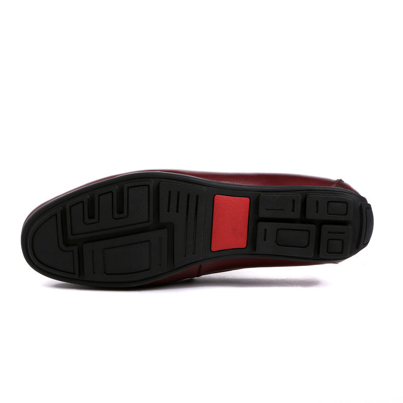 Men's Slip-on Round Toe Classic Formal Wear Leather Shoes
