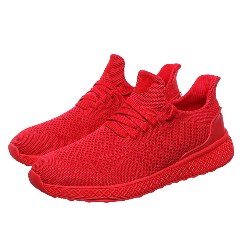 Men's Summer Trendy Breathable Plus Size Flying Sneakers