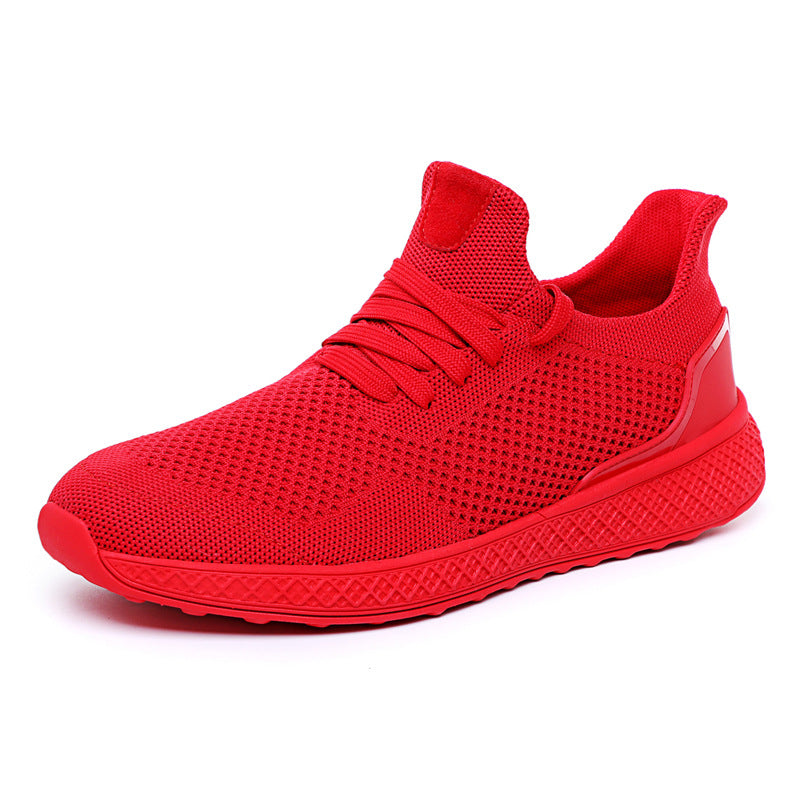 Men's Summer Trendy Breathable Plus Size Flying Sneakers