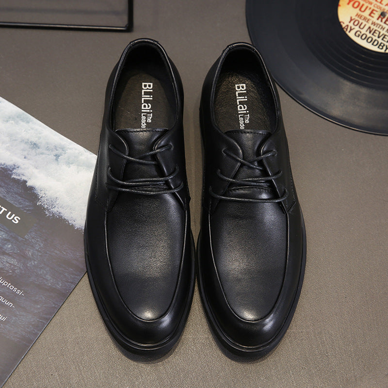 Men's Autumn Business Formal Fashion Round Toe Leather Shoes