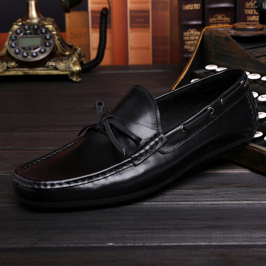 Men's Slip-on Round Toe Classic Formal Wear Leather Shoes