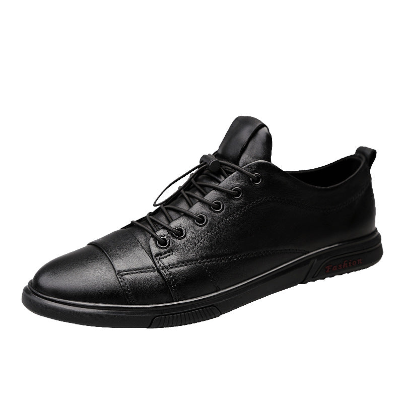 Men's Spring Korean Fashion Black Board British Sneakers