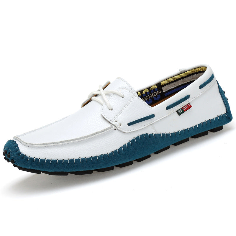 Men's Small Size British Lazy Driving Green Casual Shoes