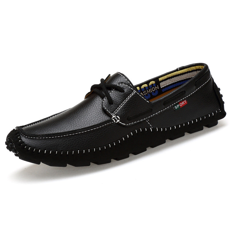 Men's Small Size British Lazy Driving Green Casual Shoes
