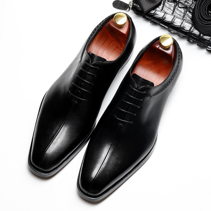 Men's Korean Style Business Formal Wedding Trendy Leather Shoes