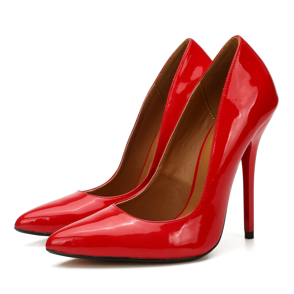 Women's & Men's Black Silk Beauty Fake Dress Super Women's Shoes