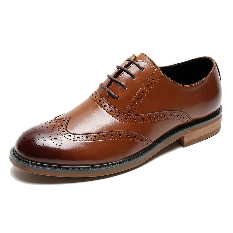 Formal Wear Separated Retro British Style Leather Shoes