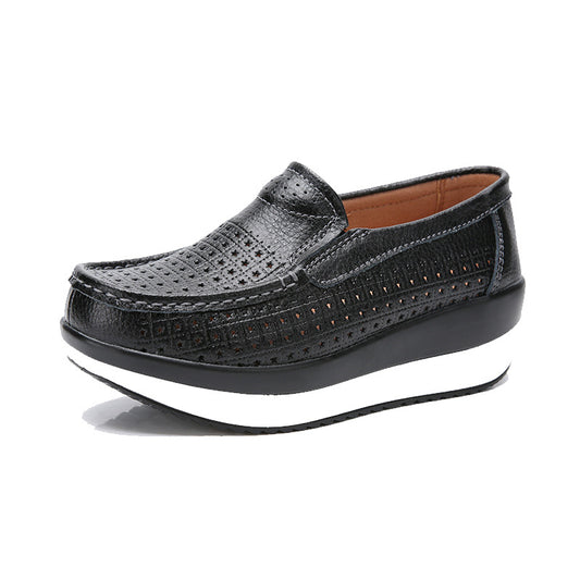Women's Summer Korean Style Rocking Genuine Pumps Men's Shoes