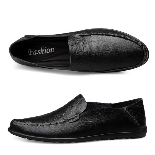 Men's Plus Size Genuine Doug Fashion Slip-on Casual Shoes