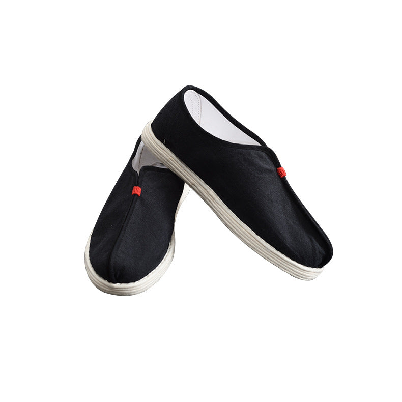 Men's Cloth Artistic Retro Flat Autumn Canvas Shoes